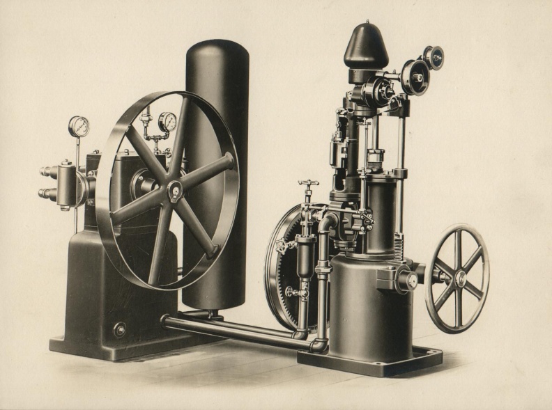 Woodward factory photo of the Gateshaft Governor type VR and pumping unit_ as shown in the 1912 __ Net Price List __ catalog.jpg